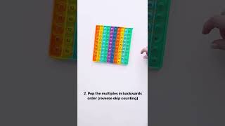 Sensory 100s charts are a great tool to develop a multi-sensory understanding of math concepts.