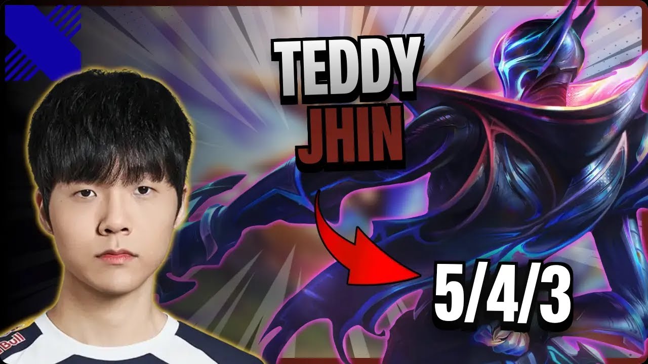 DRX Teddy BOTTOM Jhin vs Ashe | 15.5