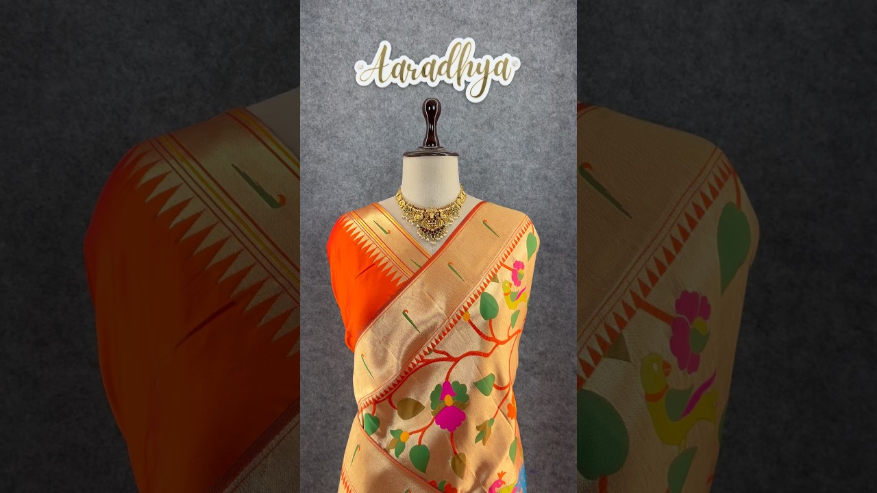 Pure Silk Kanchipuram Full Weaving Wedding Special Paithani Saree