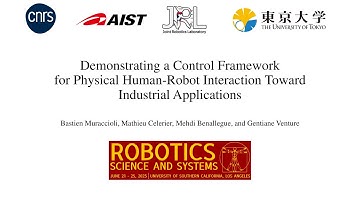 Control Framework for Physical Human-Robot Interaction Toward Industrial Applications