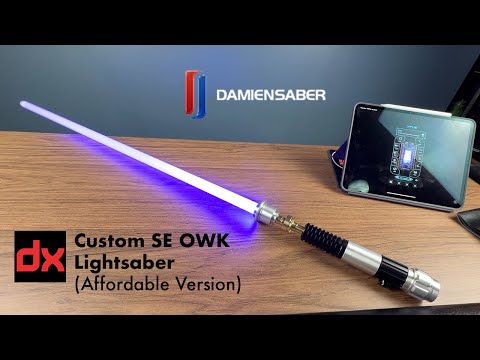 DamienSaber Custom SE OWK Lightsaber Affordable Version Review- CollectionDX