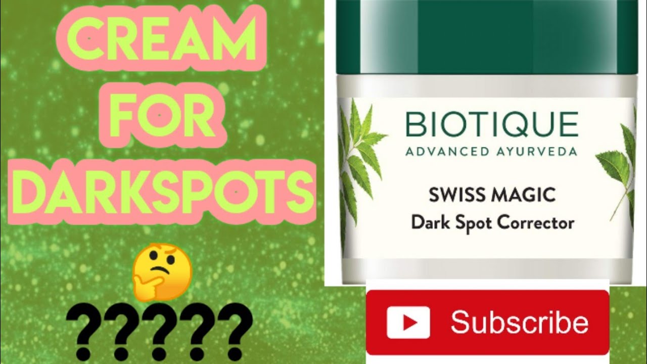 biotique black spot removal cream