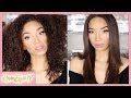 My CURLY to STRAIGHT Routine + Tips for Silky Results!