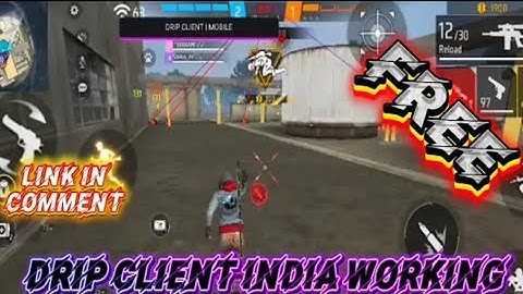 DRIP CLIENT MOD MENU FREE | FREE FIRE MAX MOBILE PANEL | HG Cheat FREE | NO BAN NO BLACKLIST | FREE