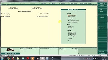 Tally erp9 learn in telugu |how to create a company|| TALLY
