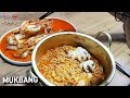 리얼먹방:) 라면먹방을 가장한 김치먹방★디저트는 멘보샤(ft.열라면&쭈꾸미)ㅣSpicy Ramen&Kimchiㅣ辛いラーメン &キムチㅣMUKBANGㅣEATING SHOW