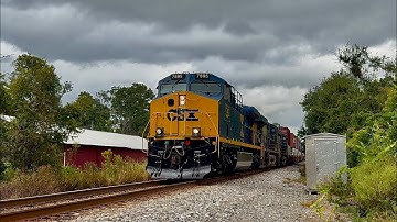 CSX I025-03 with CSXT CW44AH 7595 leading with a RL K5LA on 10/04/2025 