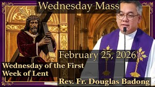 Quiapo Church  Mass Today  February 25 2026  Rev Fr Douglas Badong