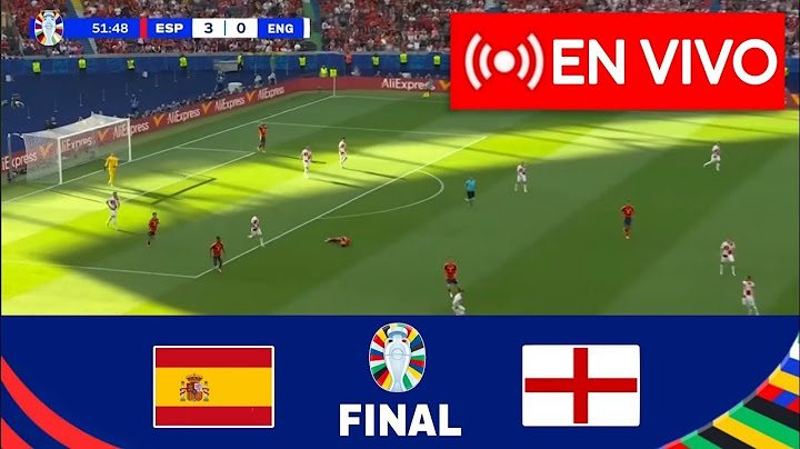 ESPAÑA VS INGLATERRA EN VIVO 🔴 FINAL - EUROCOPA 2024