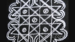 Simple Diwali rangoli for beginners | simple muggulu | Sudha Balaji