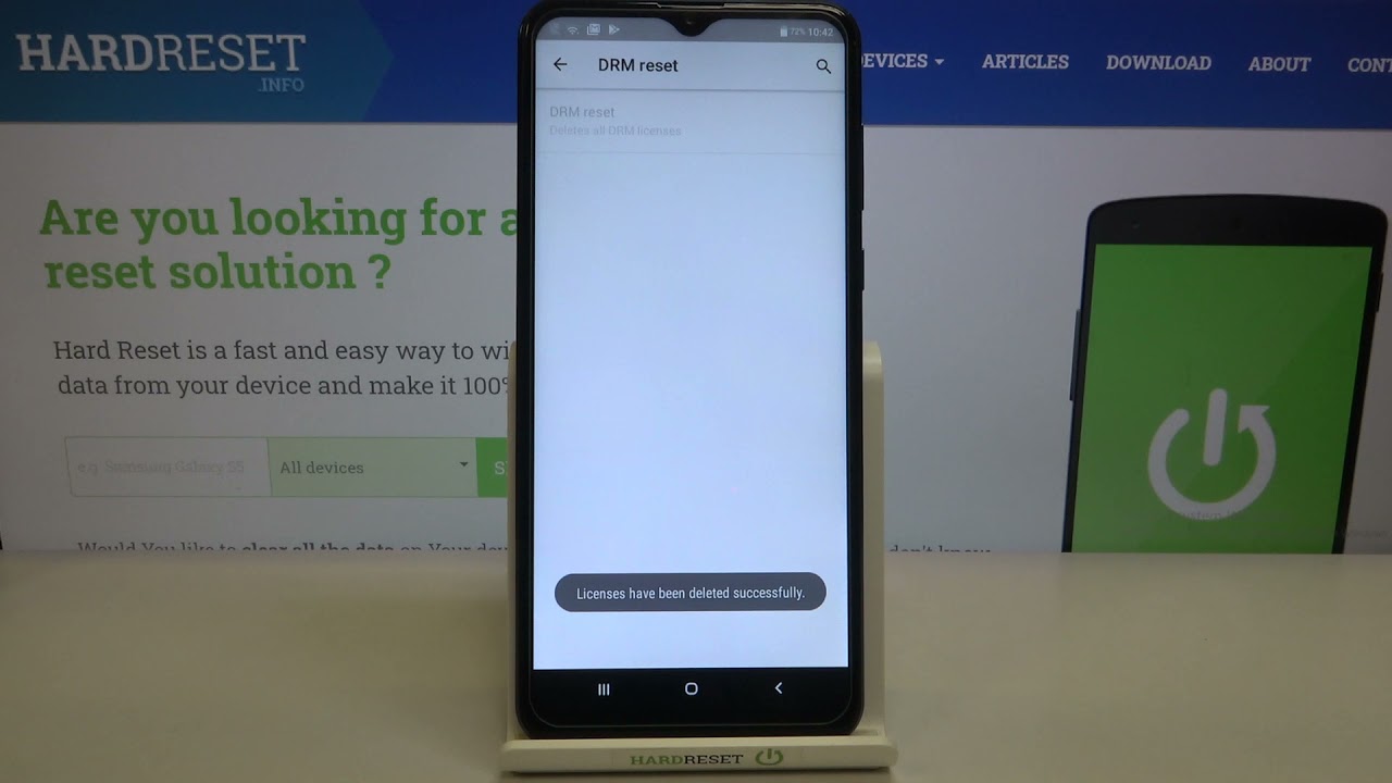 Fake SAMSUNG – How to Reset DRM