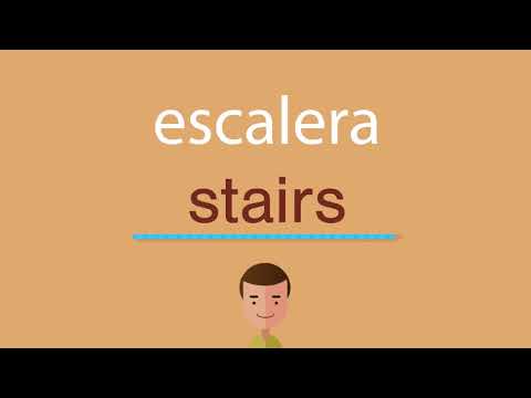Video: Escalera: ¿qué es? Significado léxico de la palabra