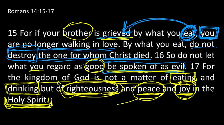 Romans 14:13-23 // Freedoms in Christ pt. 2