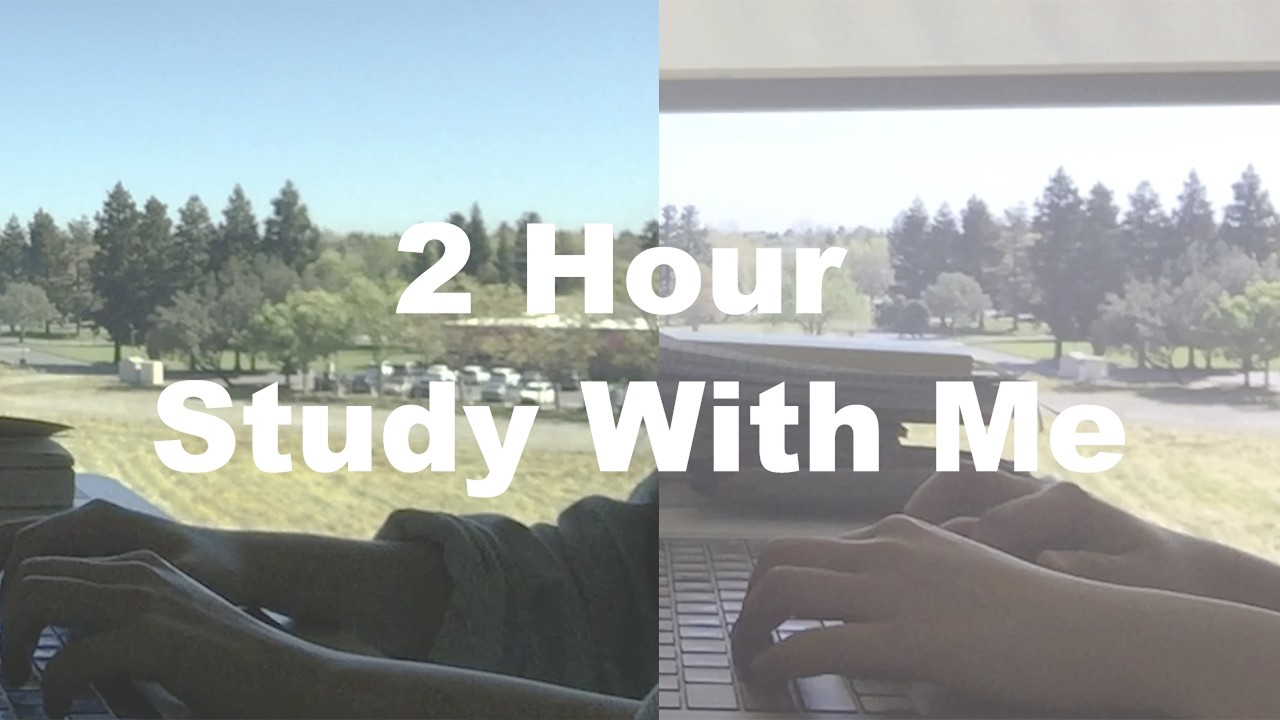 Study With Me for 2 Hours | Productive Time | White Noise | Brown Noise ...