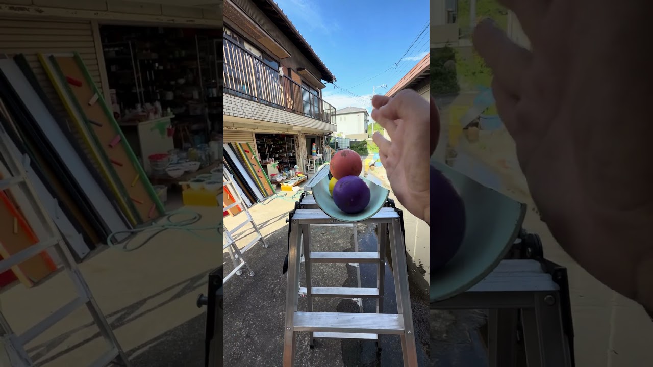 Colorful Wooden Ball Marble Run ASMR & Long Transparent PVC Pipe Slope 5