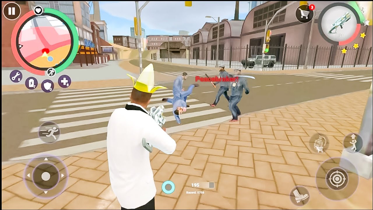 Miami  Crime Simulator: #4 Gangsters Criminals Life-Car Simulator-Crime War Gameplay(Android,iOS)