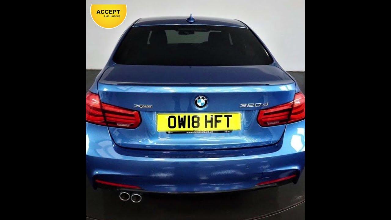 2018 Blue BMW 320d 2.0 xDrive MSport Nav Step Auto Accept Car
