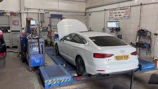 Audi S5 B9 full Dyno 034 parts and software modification Karbel Carbon full body kit