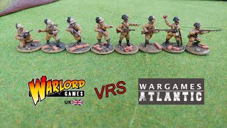 Italian Comparison, Wargames Atlantic Vrs Warlord Games