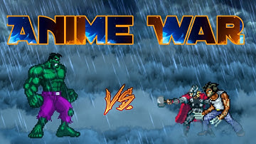 Hulk V2 VS Thor & Logan in Jump Force Mugen