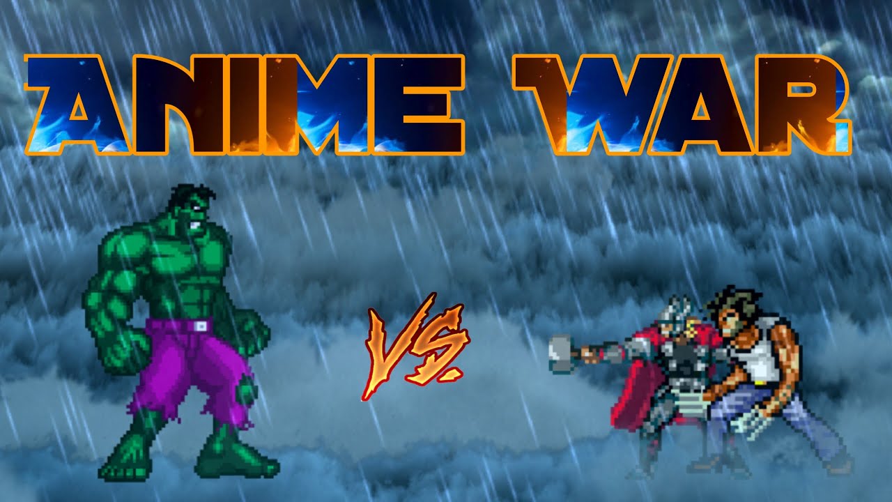 Hulk V2 VS Thor & Logan in Jump Force Mugen - YouTube