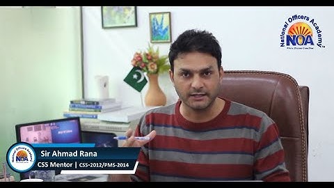 How to prepare CSS Current Affair’s Objectives | by Sir Ahmad Rana |NOA CSS/PMS