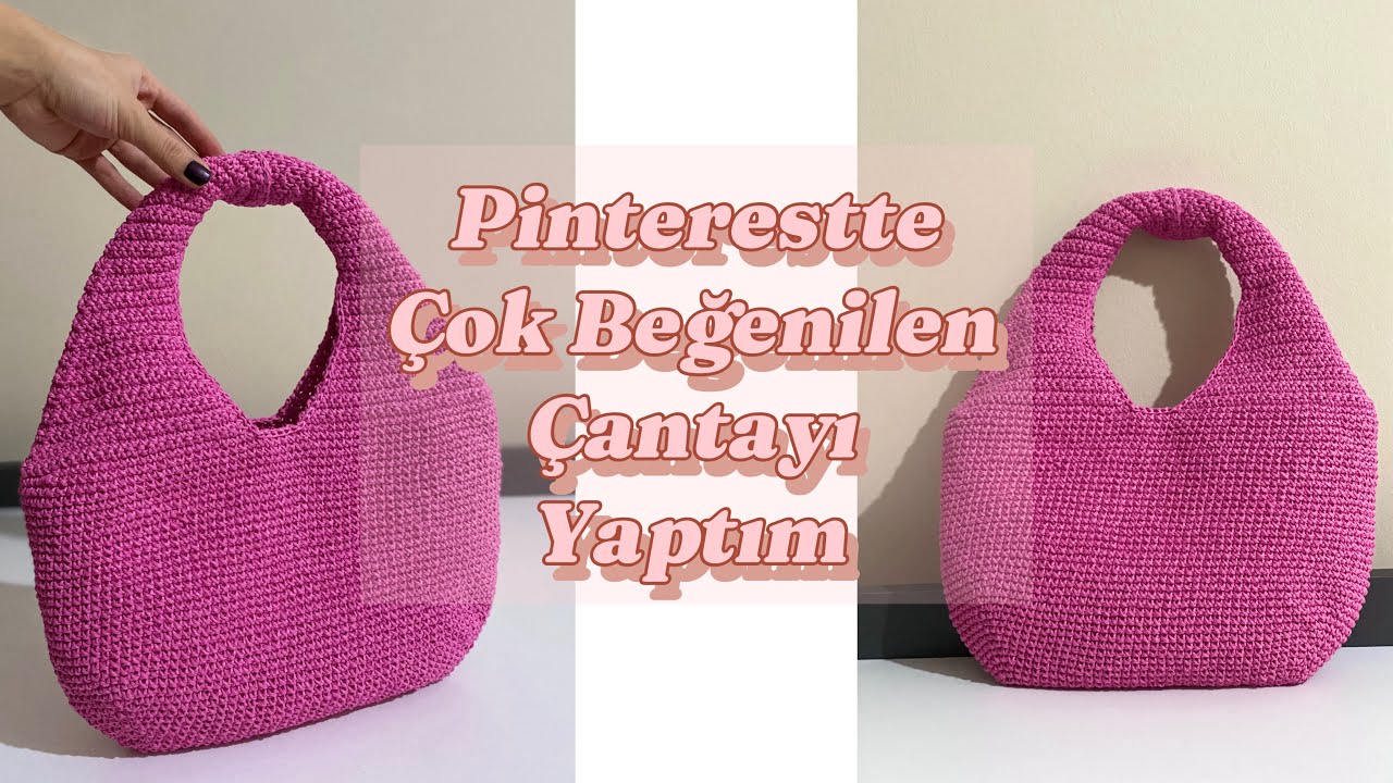 ALBA BAG🌸 Kağıt ip çanta yapımı🌸Örgü çanta🌸 #çantayapımı  #knittingbagmodels #crochetbagpattern