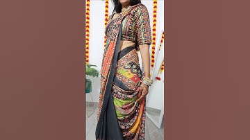 infinity drape #saree #drape #sareedraping #rekhamishra