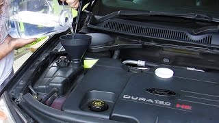 How to: Ford Mondeo & Focus (Duratec HE) coolant change
