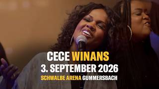 CeCe Winans live in Gummersbach, Schwalbe arena, 3.9.2026 - Trailer