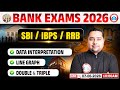 Bank Exams 2026 | SBI Quant Data Interpretation | IBPS Line Graph Double &amp; Triple! Quant Shobhit Sir
