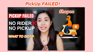 PICKUP FAILED, COURIER NO SHOW! What to do? 🤔