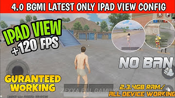 BGMI 4.0 IPAD VIEW CONFIG 4.0 IPAD VIEW CONFIG BGMI IPAD VIEW CONFIG 4.0 IPAD VIEW CONFIG FILE 