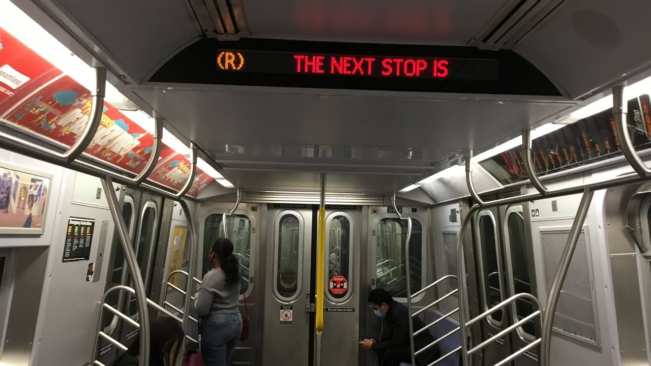 Manhattan Bound R68 (D) and R160A (R) Trains Arriving @ Atlantic Avenue ...