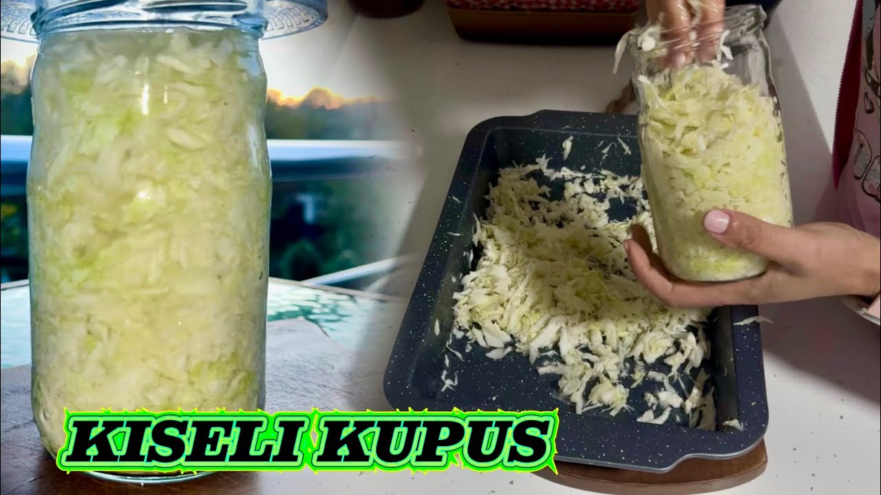 Ako nemate podrum ili garažu za KISELI KUPUS ovo je pravi recept za vas🍀Prirodan samo kupus i so🍀