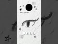 how I draw eyes ✭★☆ #filter #eye #cute #drawing #art #fyp #black #aesthetic #trend