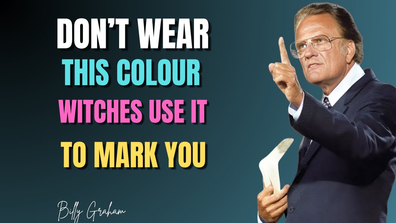 Не носите этот цвет, ведьмы используют его, чтобы пометить вас 
