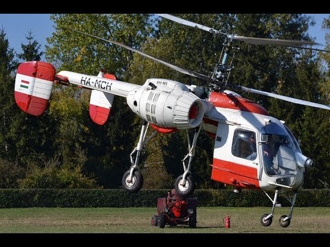 Kamov Ka26 flight Nyíregyháza airport (HAMCH)