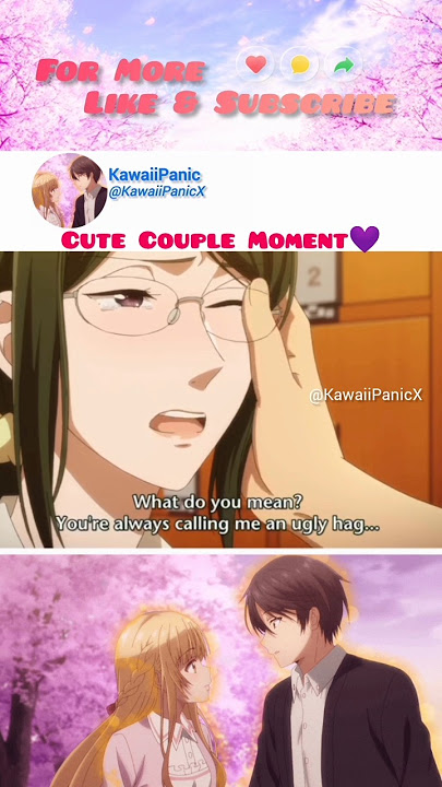 Cute Couple Moment...  [Wotakoi: Love Is Hard for Otaku] #anime #cuteanime