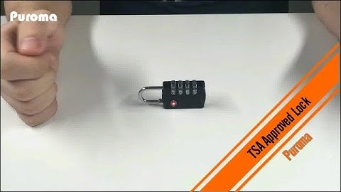 User Guide - How to Use Puroma  4 Digit Combination Padlock TSA Approved Locks (2 Pack)