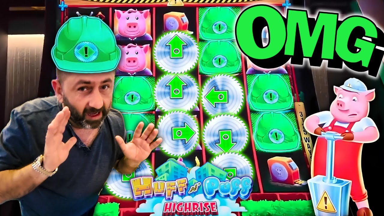 OMG! BIGGEST JACKPOT OF MY LIFE ON HUFF N PUFF HIGH RISE!