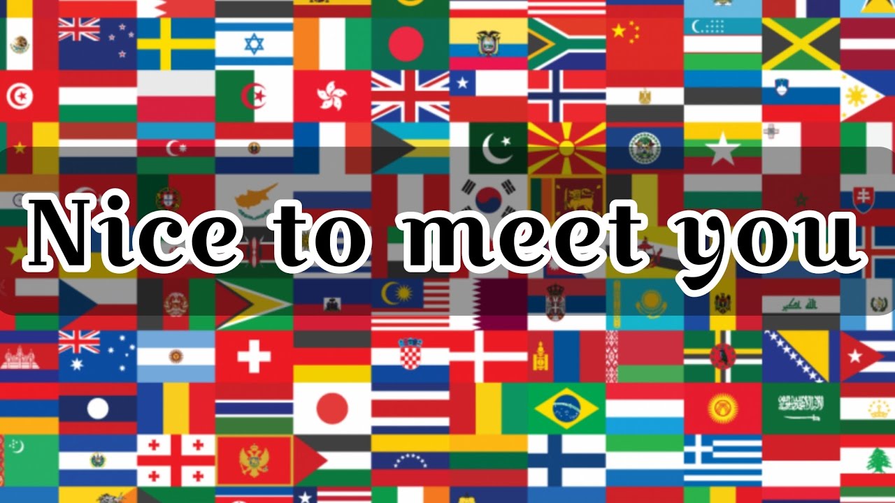 Nice to meet you " in different languages ☺️ #greetings - YouTube