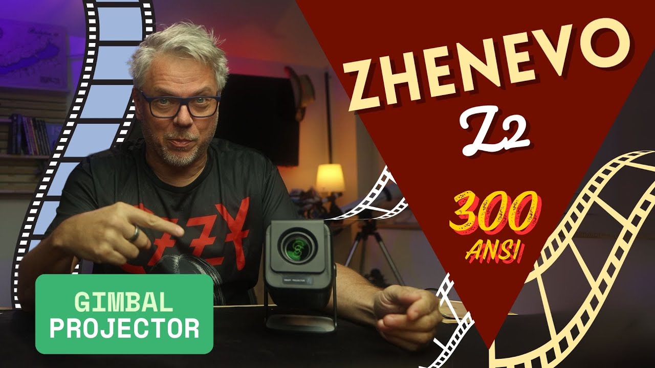 Zhenevo Z2 projector test and review - YouTube