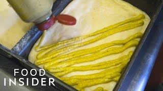 Detroit-Style Pizza Is Topped With Mustard