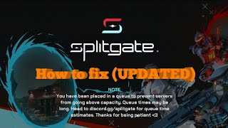 How to get in a Splitgate server