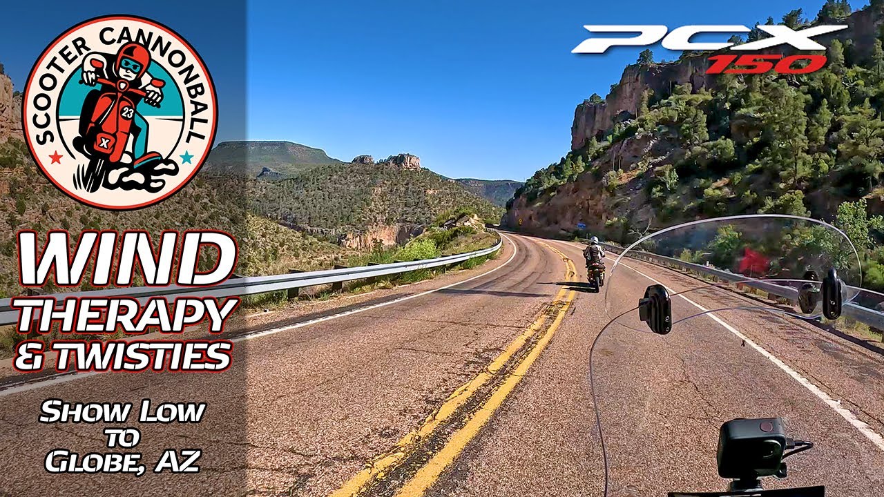 Scooter Cannonball 2023 // T-4: ASMR Ride from Show Low to Globe, AZ