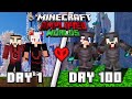 We Survived 100 Days In Minecraft hardcore amplified - Duo Survival Hardcore 100 Days