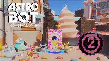 ASTRO BOT (PS5) Playthrough - Gorilla Nebula - World 2 (Creamy Canyon)