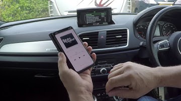 How to stream audio from your mobile to the bluetooth system in a 2014 Audi Q3 2 0 TDI S line Plus Q