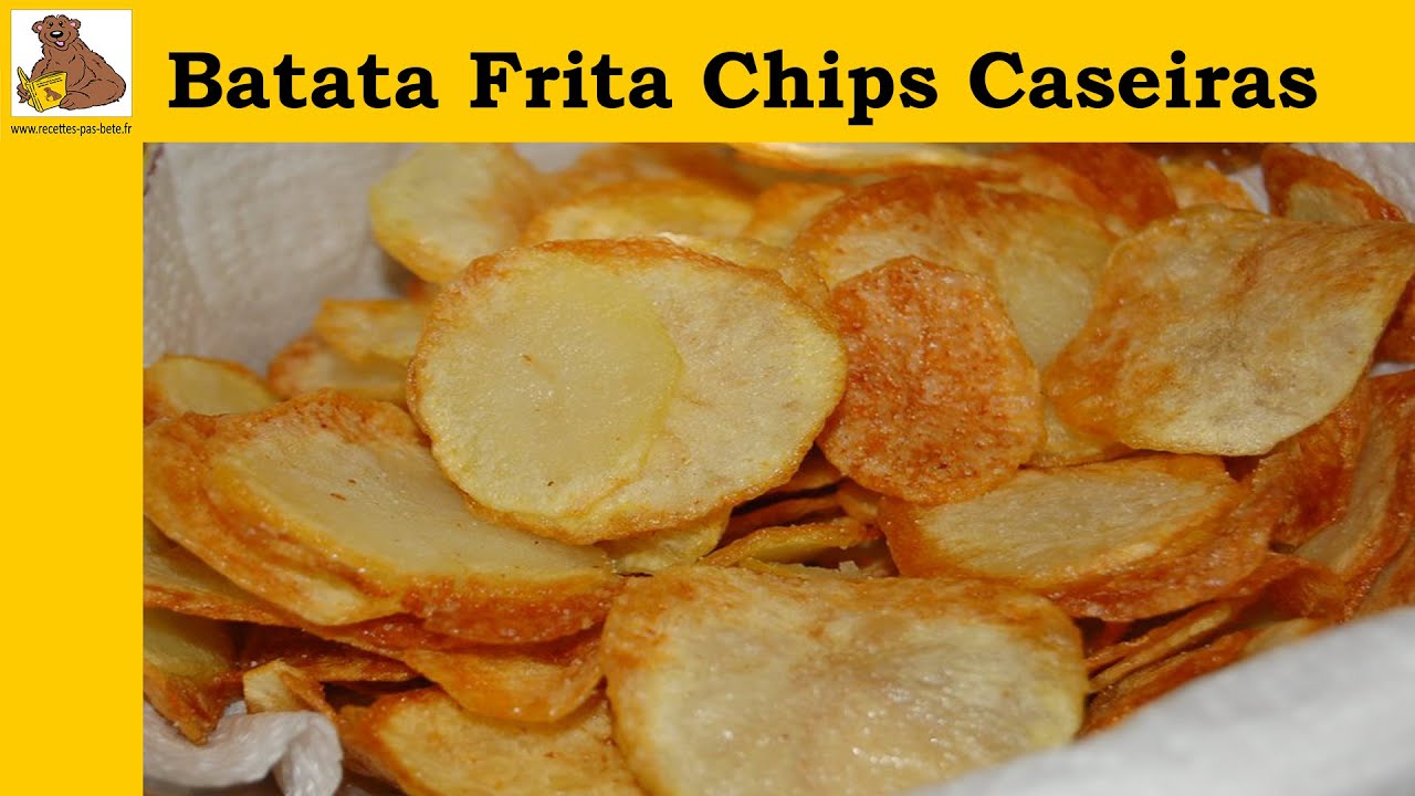 Batata frita em rodelas - sequinha e crocante!, Receita